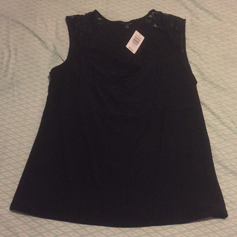 Torrid size 2 black sleeveless top sexy!!